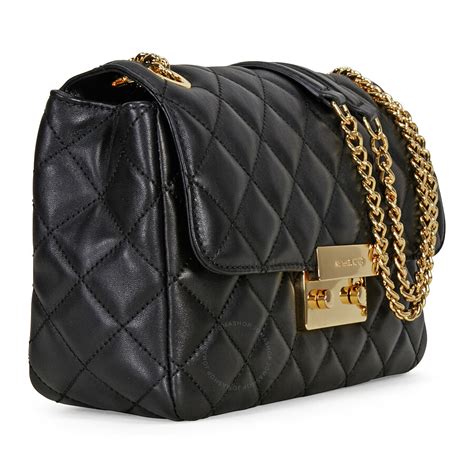 michael kors quilted leather shoulder bag|Michael Kors suede shoulder bag.